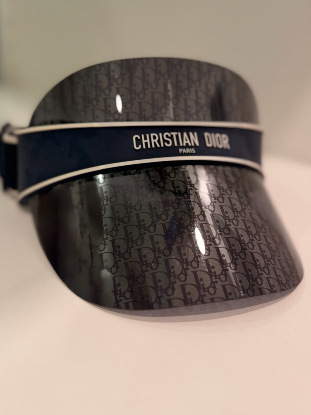Dior Blue and White Monogram Visor - Picture 3 of 6